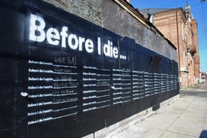 ����� ���� �Before I die�